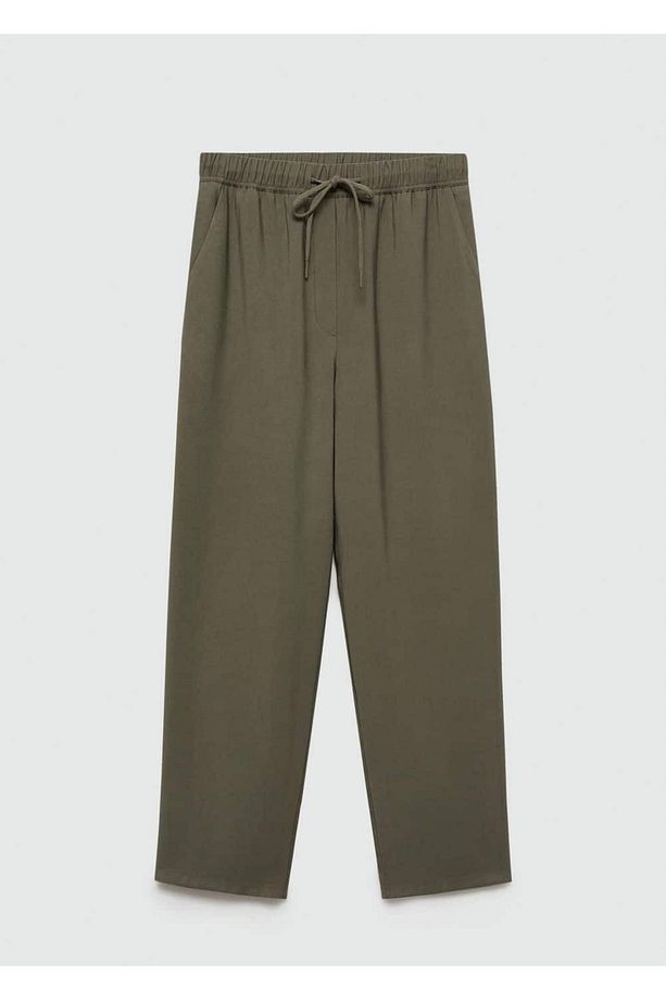 Bağcıklı jogger pantolon - 3