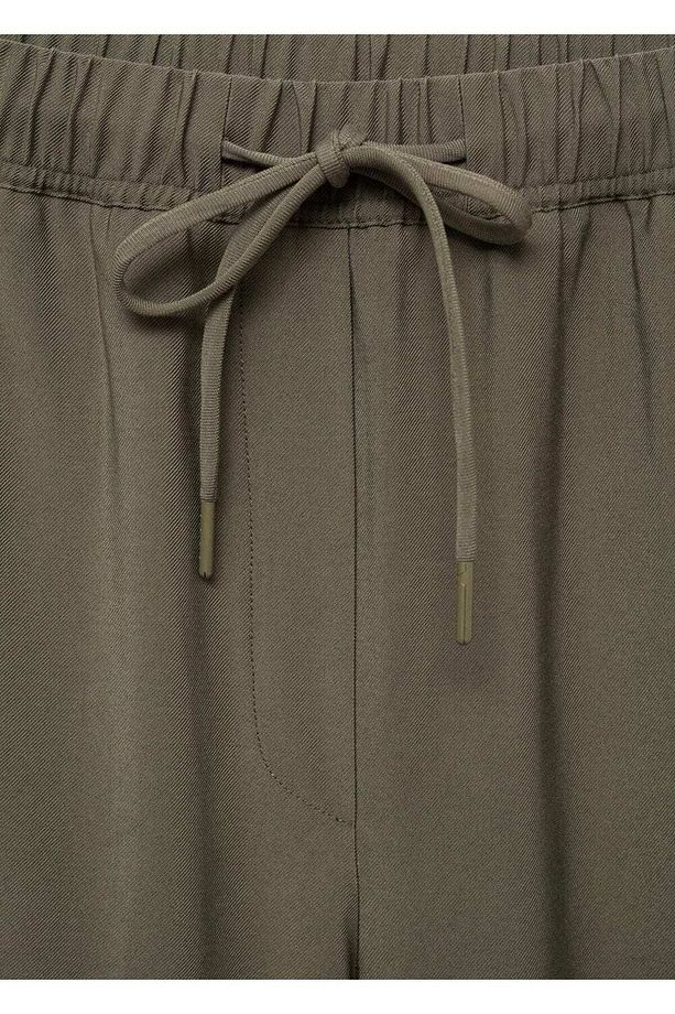 Bağcıklı jogger pantolon - 6