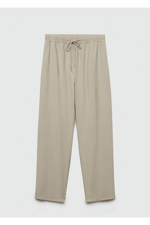 Bağcıklı jogger pantolon - 3