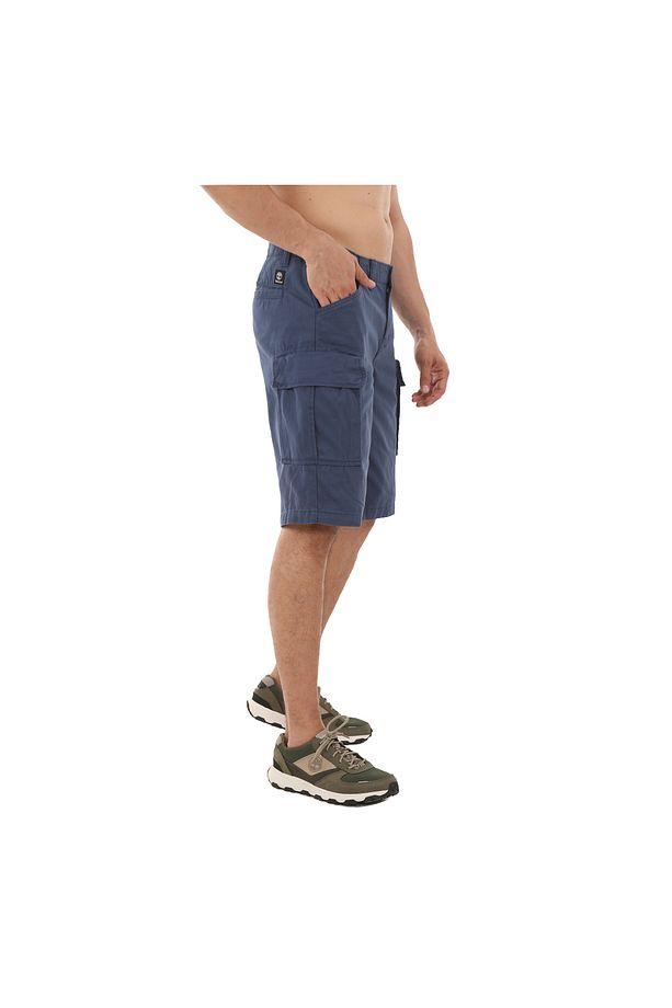 B0A5U1B2881-R Timberland Twill Cargo Short Erkek Şort Ve Kapri Mavi - 2