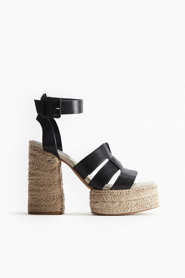Topuklu ve Platformlu Espadril - 1