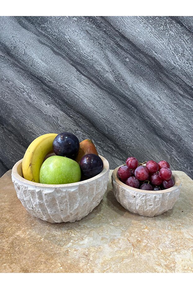 Doğal Traverten Kase - 3