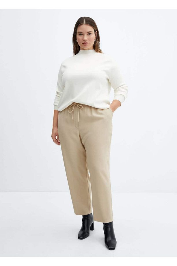 Bağcıklı jogger pantolon - 7