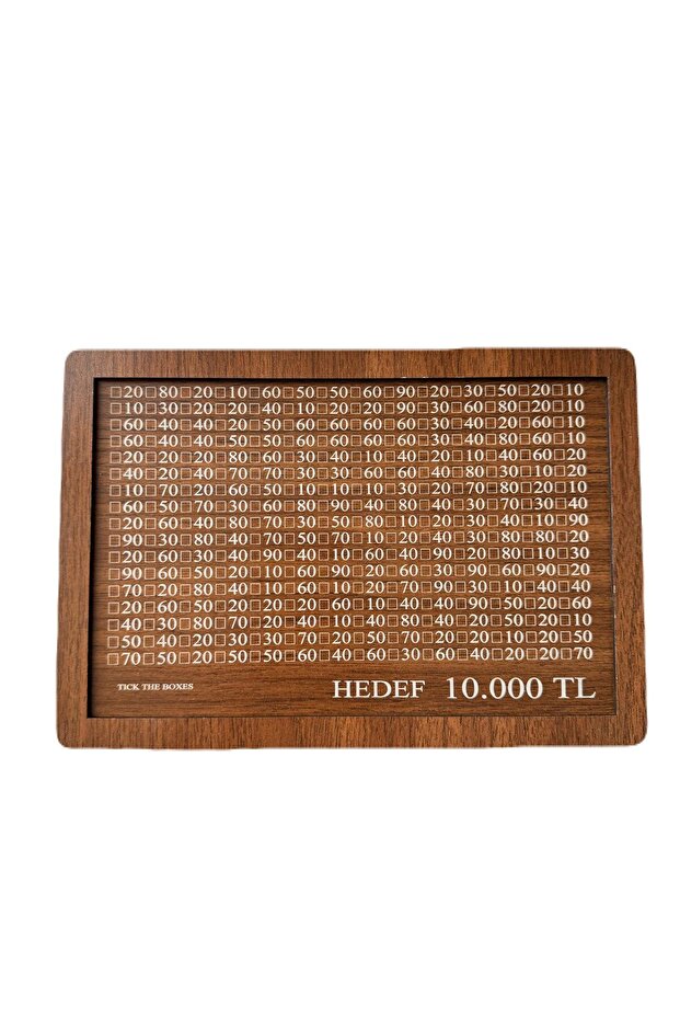 Ahşap Kumbara, Hedef 10 Bin Tl - 4