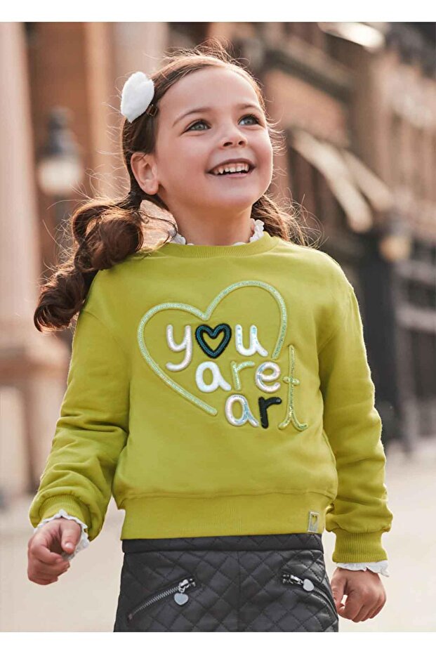 Winter Girls' Sweatshirt - Green