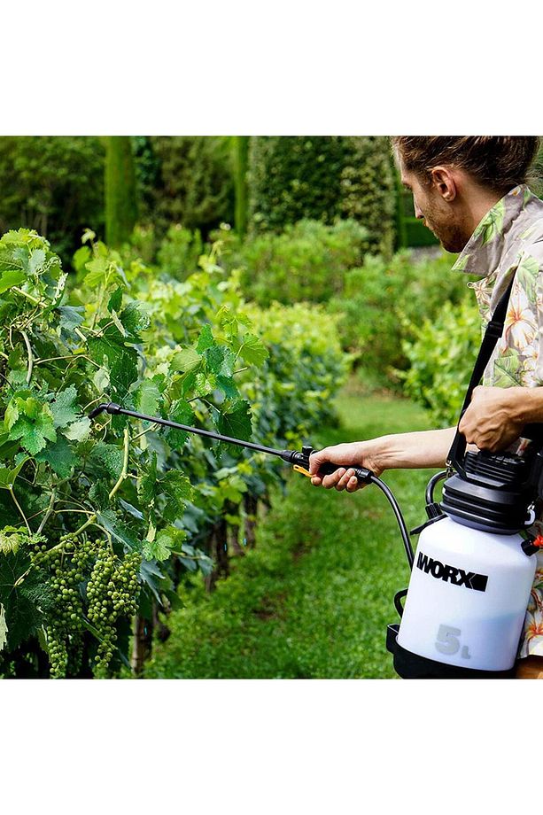 WG829E 20Volt 2.0Ah. Li-ion 5Lt. Omuz Askılı Basınçlı İlaçlama ve Dezenfektan Pompası - 2