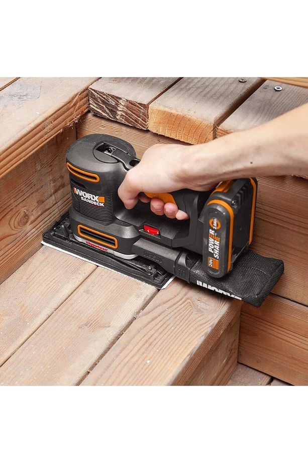 Wx820 20volt 2.0ah. Li-ion Profesyonel Devir Ayarlı Çok Amaçlı Şarjlı Zımpara - 8