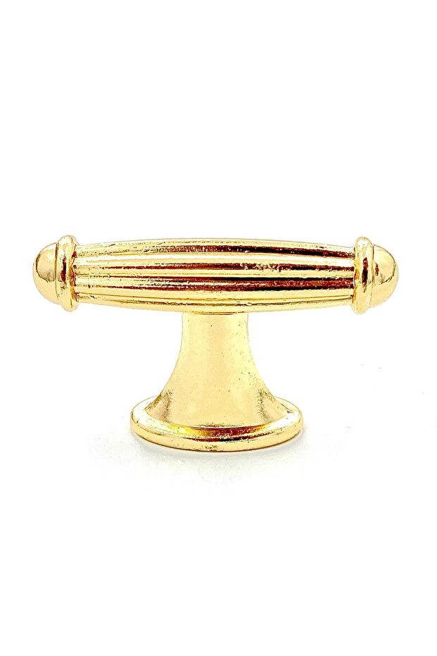 Kardelen Gold Button Handle Luxury Country Kitchen Furniture Cabinet Drawer Handle