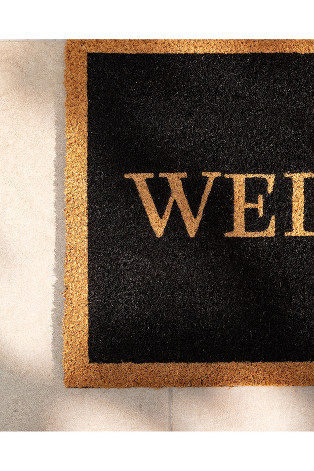 Provence Kapı Önü Paspası - Siyah - 45x100 Cm - 2