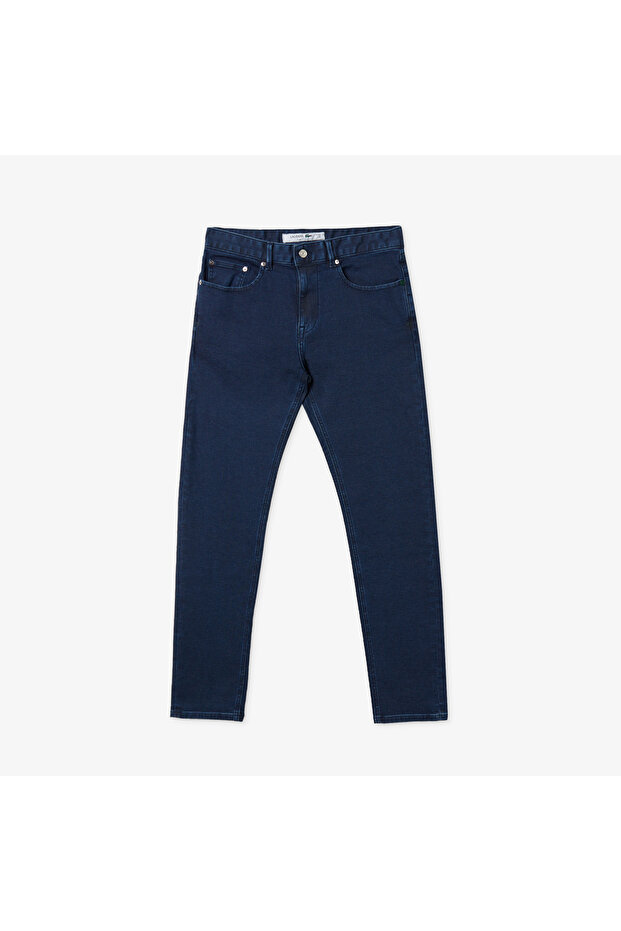 Erkek Slim Fit Mavi Jean Pantolon - 6