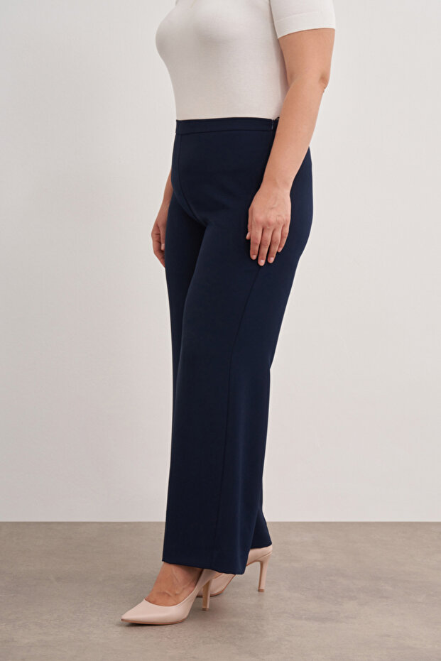 Arka Bel Lastikli Pantolon - 5