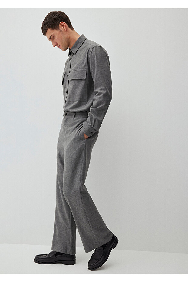 بنطلون رمادي 0010398 -80024 - 1