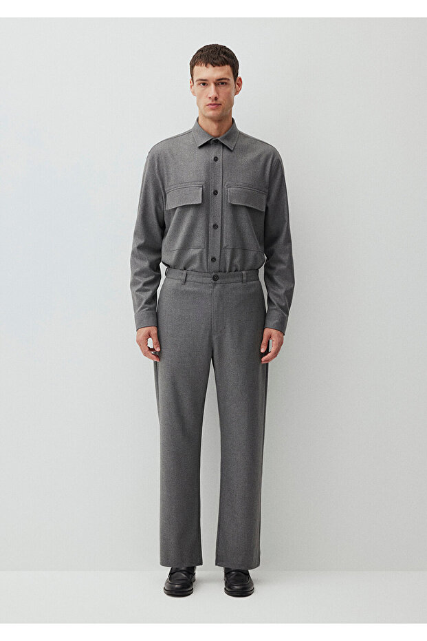 بنطلون رمادي 0010398 -80024 - 3