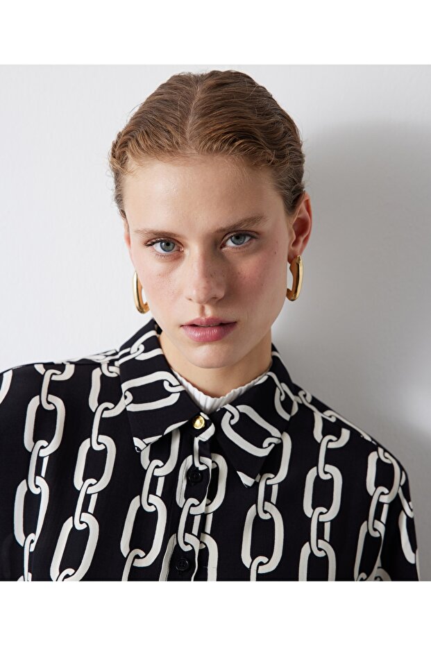 Chain pattern shirt - 5