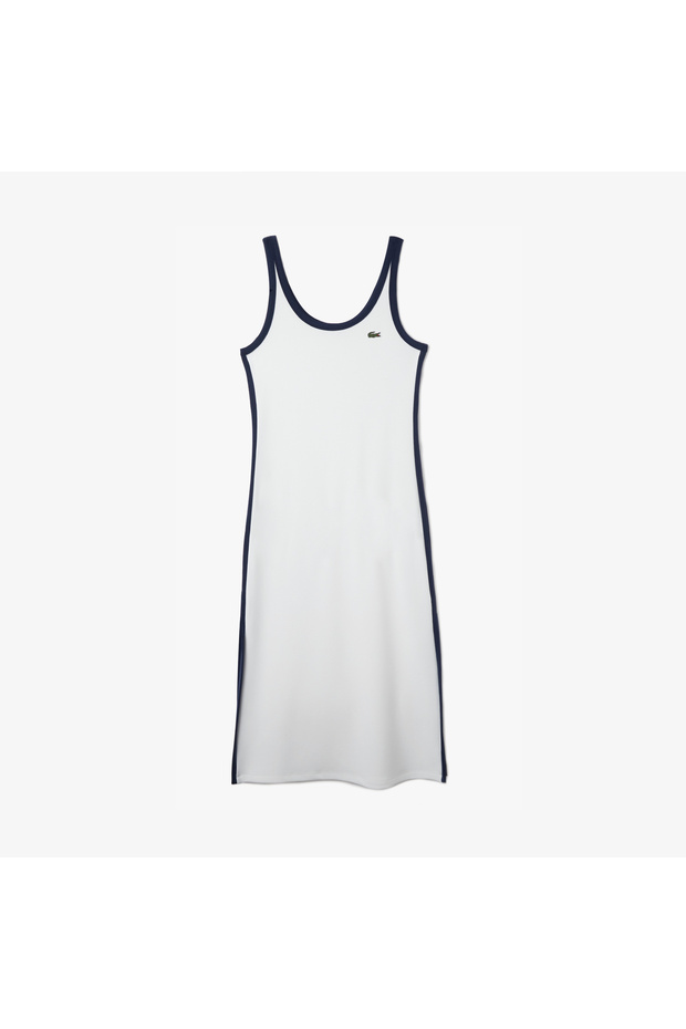 Kadın Straight Fit Beyaz Elbise - 3