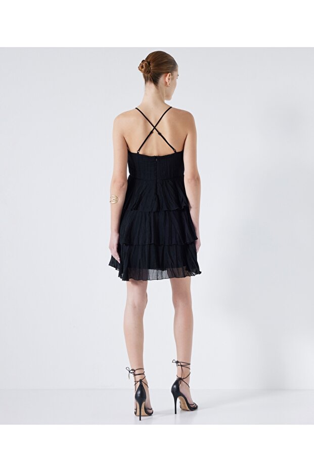 Mini volánové šaty - 5