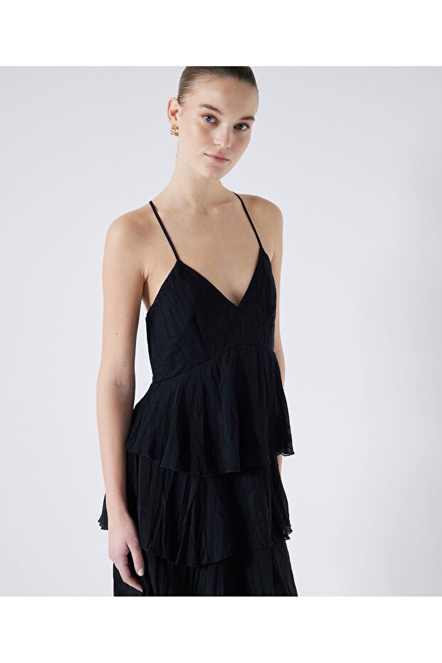 Mini volánové šaty - 4