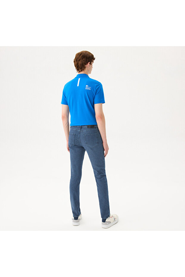 Erkek Slim Fit Denim Koyu Gri Pantolon - 2