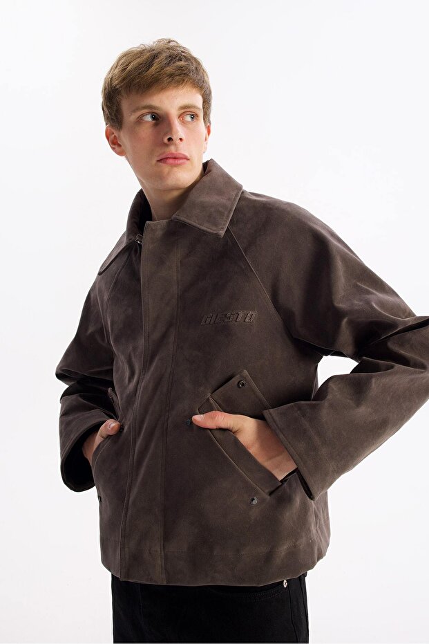 SÜET CEKET - ANTRASİT - 1