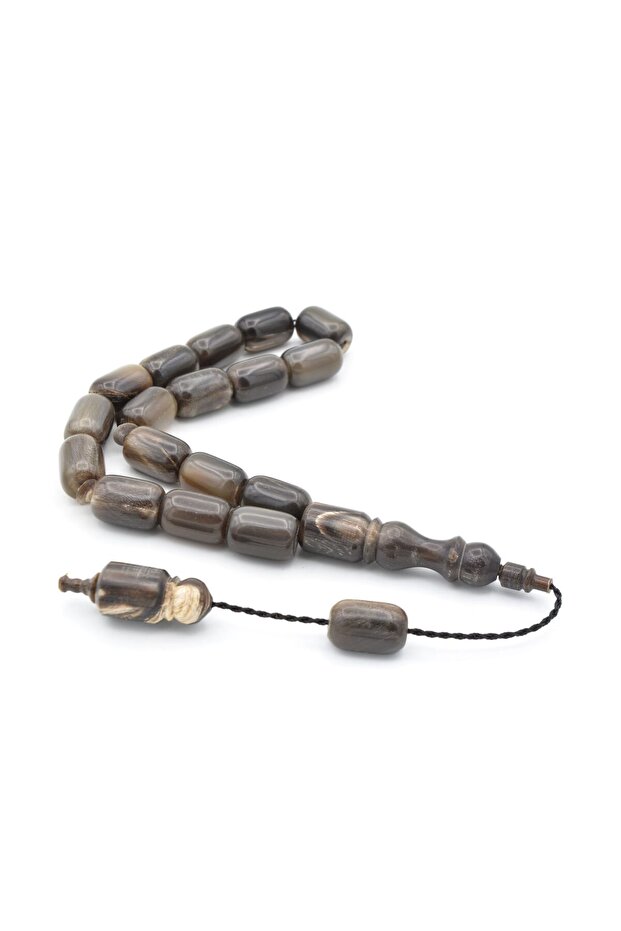 Efe Mascot Rosary - System, Capsule Cut, Buffalo Horn