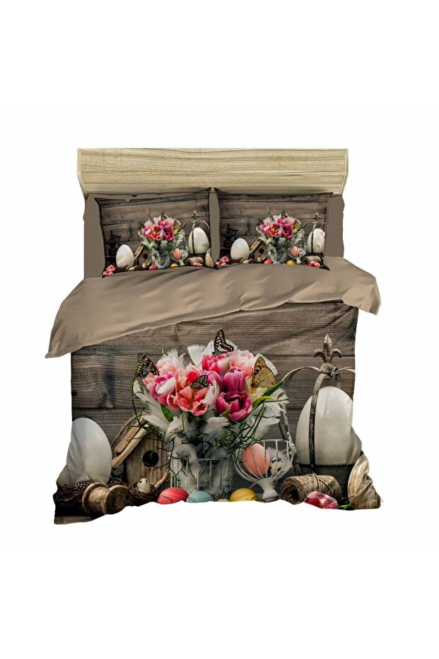 Decor Flower Bunch Double Duvet Cover Set