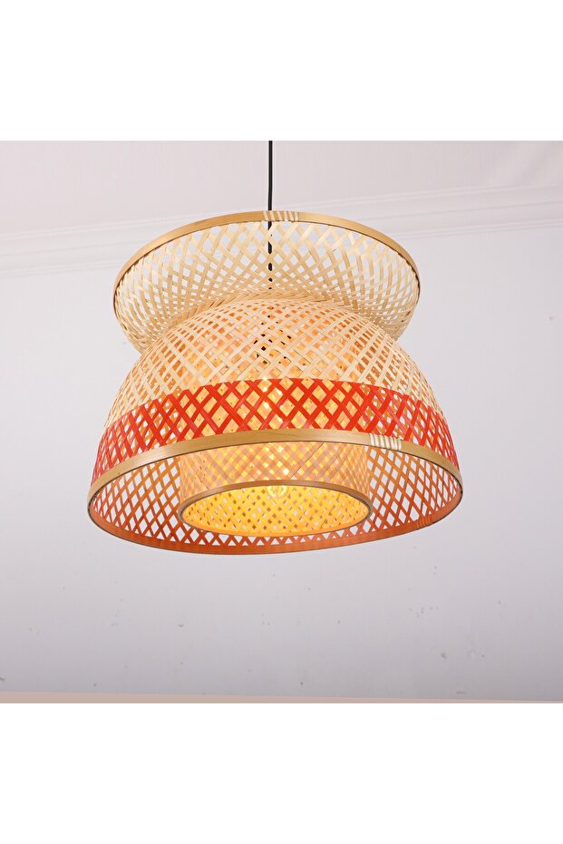 Mahur Bambu Avize 45x30 cm - 5