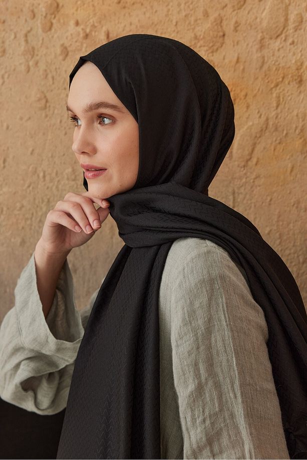 Soft Jakar Serisi Zigzag Desen Şal - 3