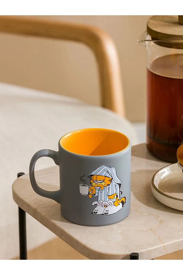 LCW Gri Garfield Baskılı Seramik Kupa 320 Ml - 2