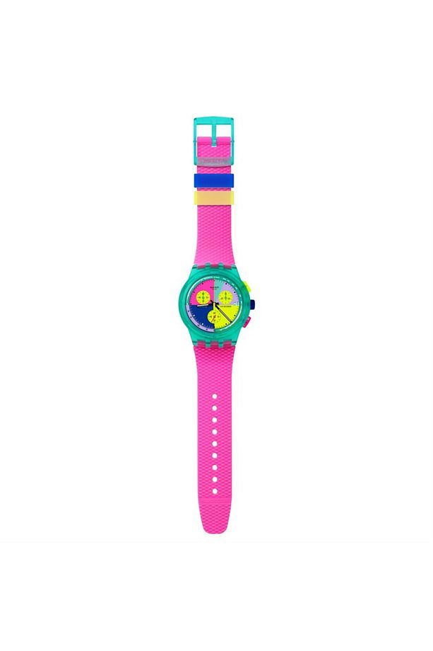 SUSG408 Swatch Neon Flash Arrow Erkek Kol Saati - 6