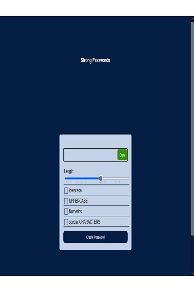 Strong Passwords - 1