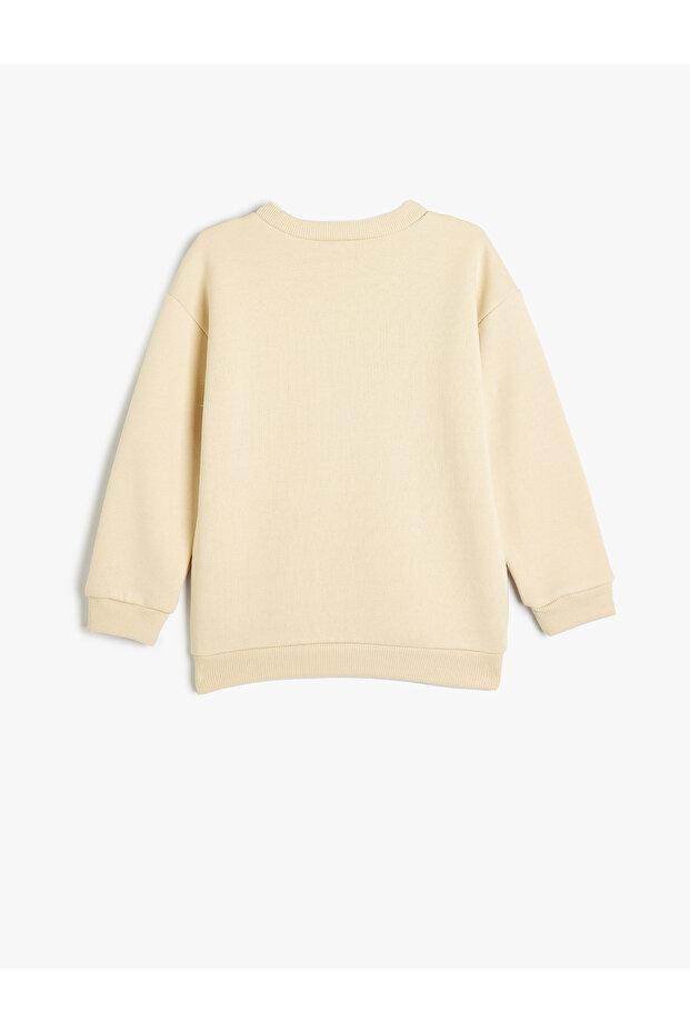 Basic Sweatshirt Long Sleeve Crew Neck Ribbed - 2