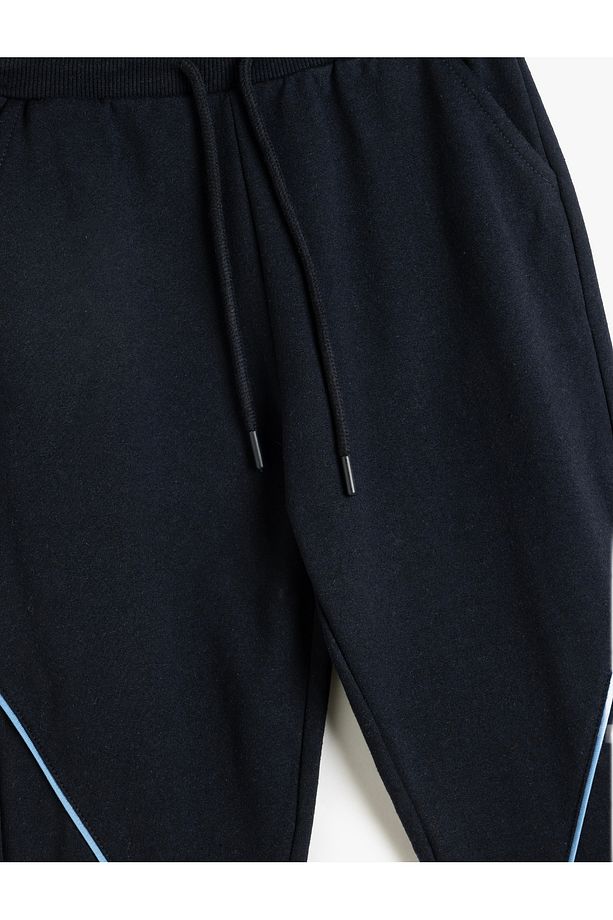 Jogger Eşofman Altı Şerit Detaylı - 3