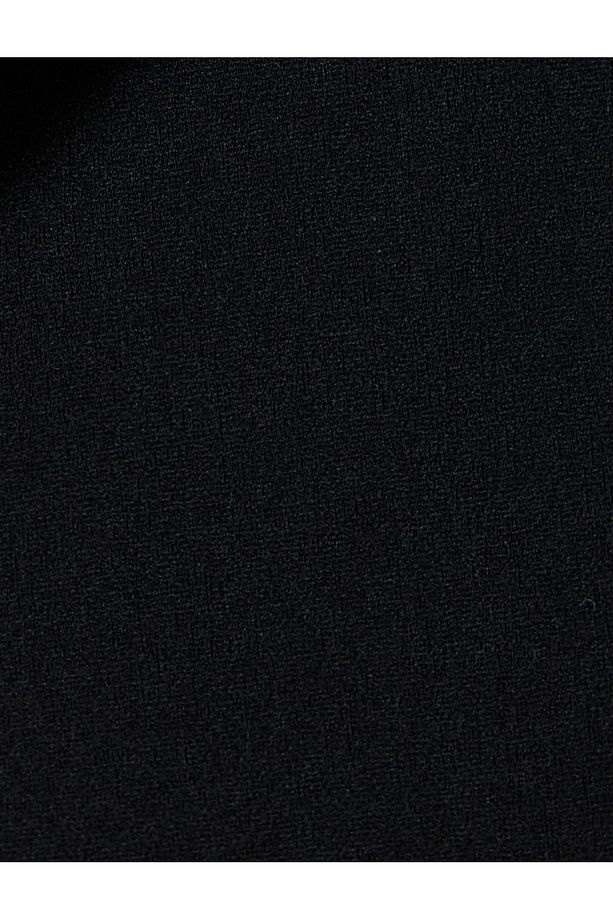 Mini Şort Etek Çıtçıt Düğme Detaylı Cepli Slim Fit - 6