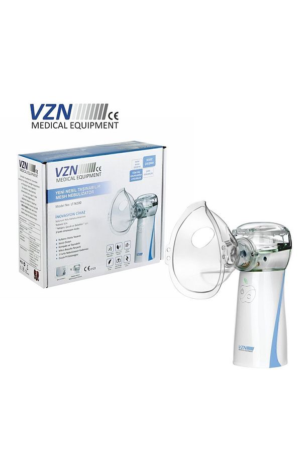Taşınabilir Yeni Mesh Nebulizatör Şarjlı,kademe Ayarlanabilir 3 Kademeli(LT-N200) - 6