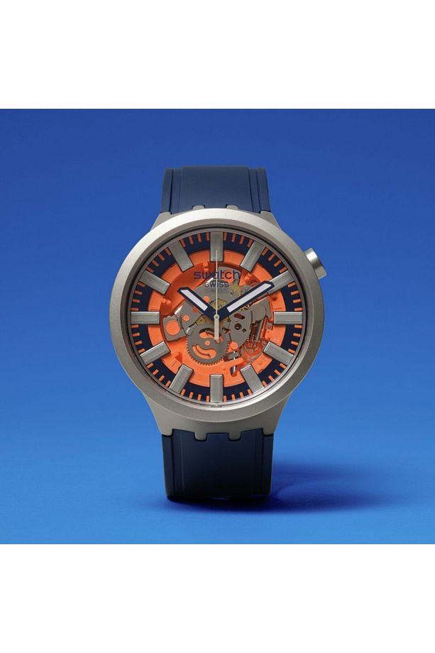 SB07S114 Swatch Orange In the Works Erkek Kol Saati - 2