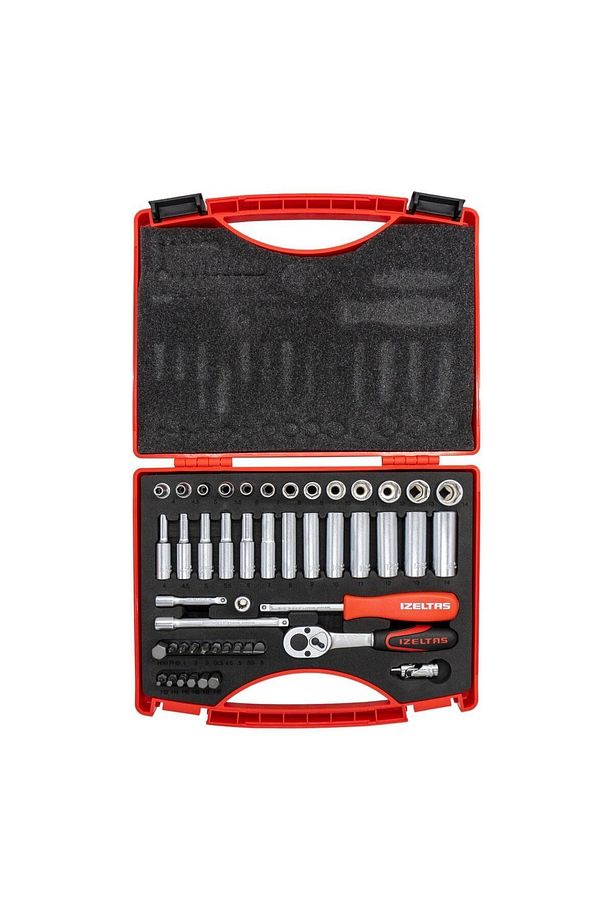 İzeltaş 1/4 Altı Köşe Lokma Anahtar Ve Bits Set 48 Parça - 8