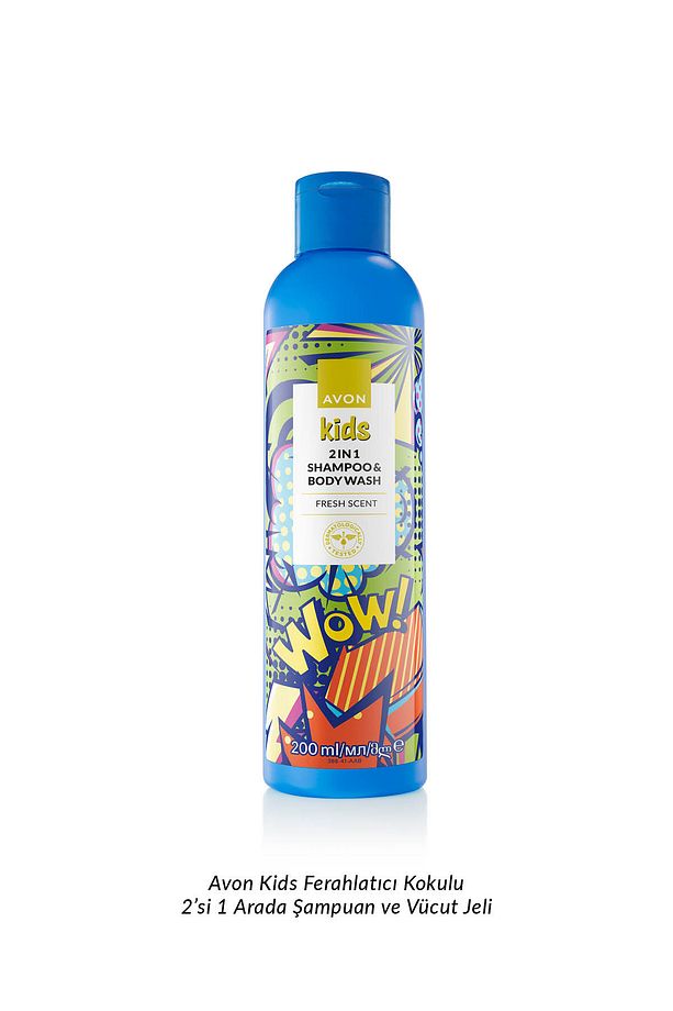 Kids Wow 2 si 1 Arada Saç ve Vücut Çocuk Şampuanı 200 Ml. İkili Set - 3