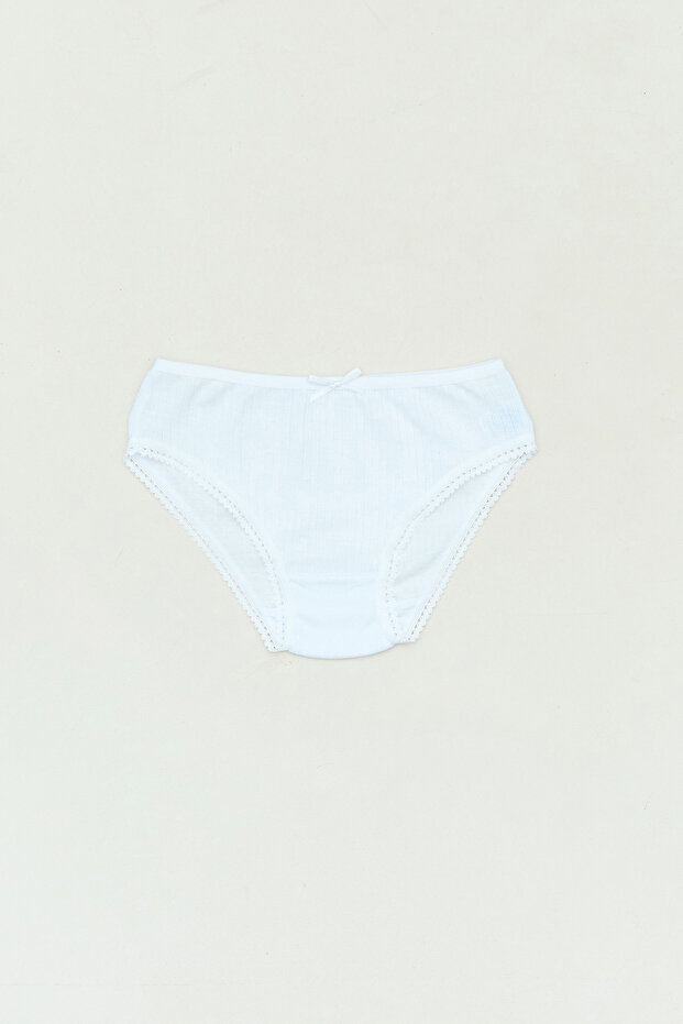 Devojčice Rebrasto Čipka gaćice - 1