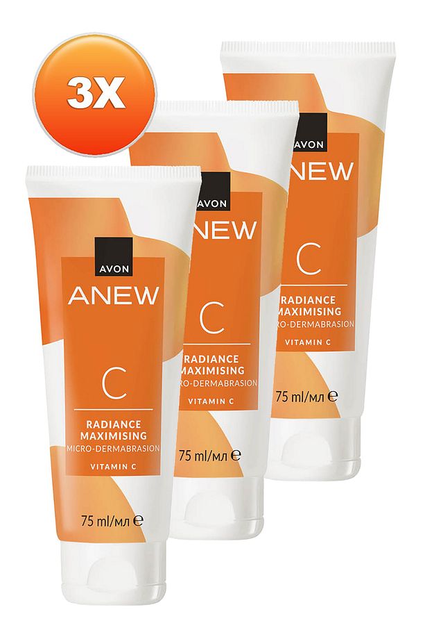 Anew Radiance Maximising Mikro Dermabrazyon C Vitamin Arındırıcı Scrub 75 Ml. Üçlü Set - 2