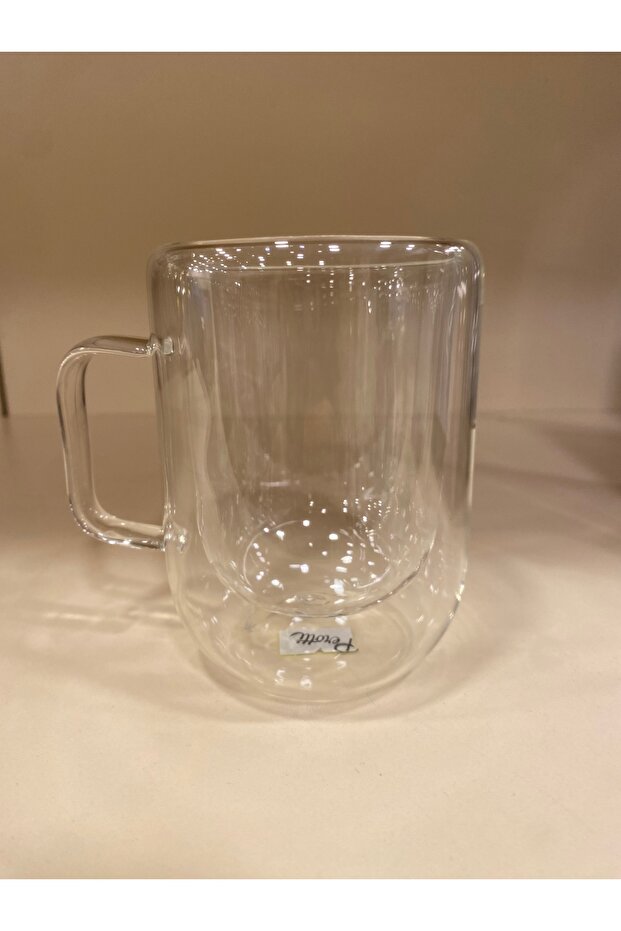 KUPA ÇİFT CIDARLI CAM 300ML MODEL 2
