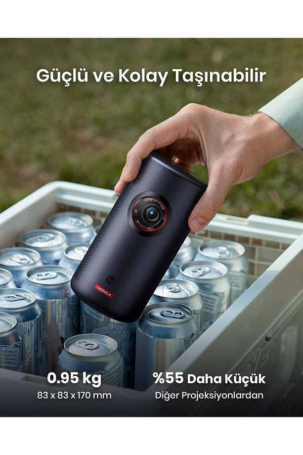 Nebula Capsule 3 Laser Akıllı Taşınabilir Projeksiyon Cihazı - D2426 - 9