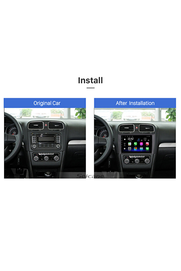 GOLF 6 2008-2012 MULTİMEDYA NAVİGASYON USB KAMERA CARPLAYER - 2