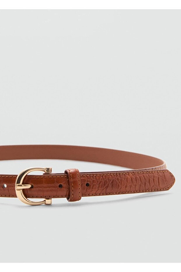 Pásek s krokodýlí kůží - 1