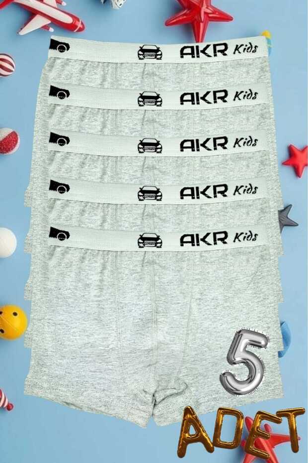 Boy's 5-Piece Cotton Boxers