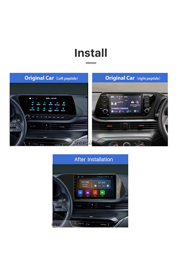 HYUNDAI İ20 2023 MULTİMEDYA NAVİGASYON USB KAMERA CARPLAYER 4 RAM - 2
