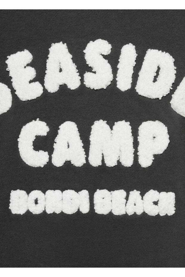 Desenli pamuklu sweatshirt - 6