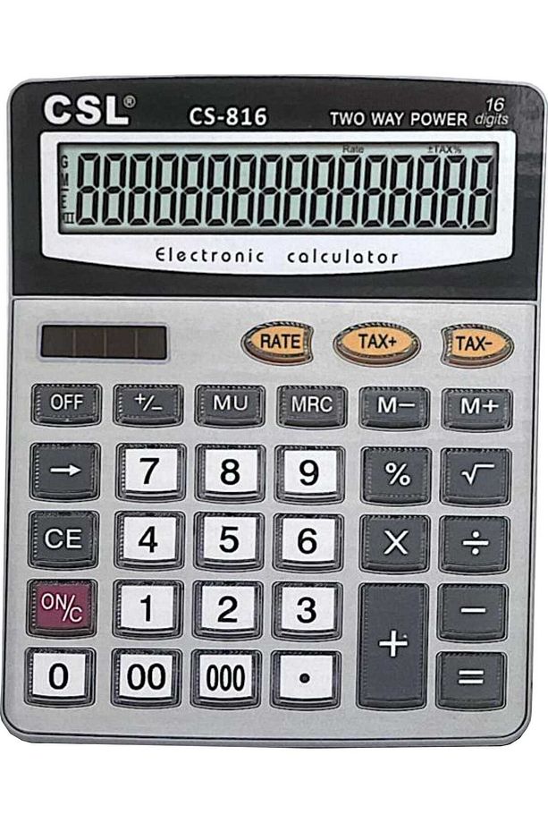 16 Haneli Profesyonel Hesap Makinesi Kuyumcu Hesap Makinesi CS-816 - 1