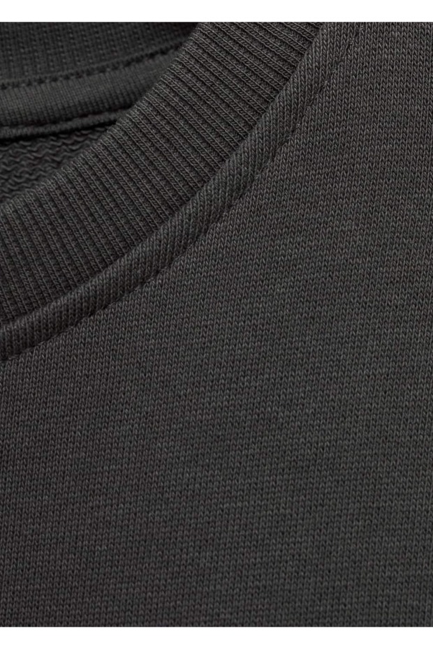 Desenli pamuklu sweatshirt - 4