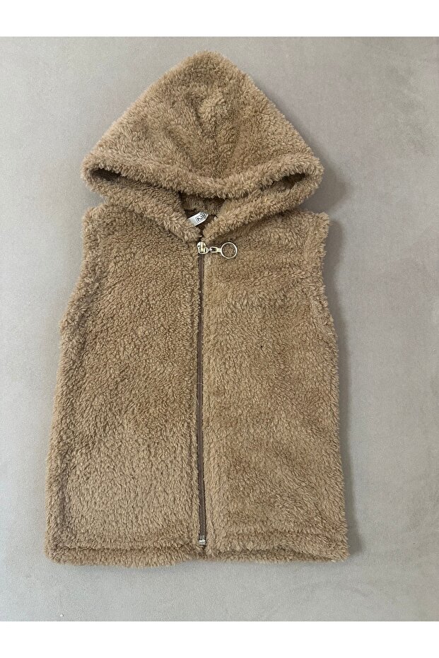 Plush Front Zipper Cardigan