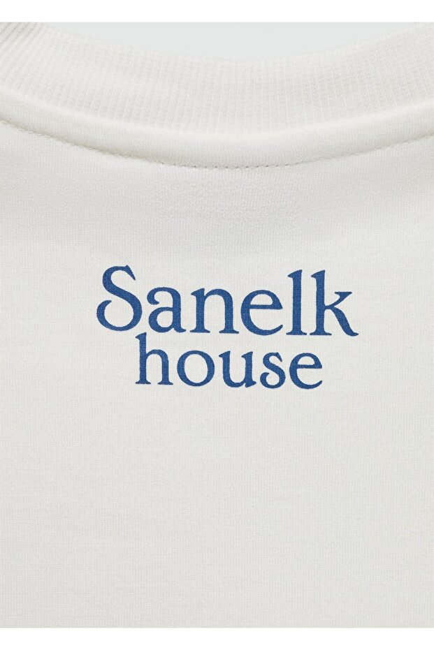 Regular Cut Patterned Cotton T-Shirt - 8